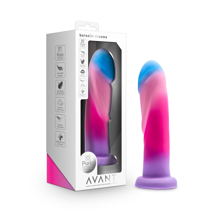 Avant - Borealis Dreams - Cotton Candy 7.75 Inch Dildo