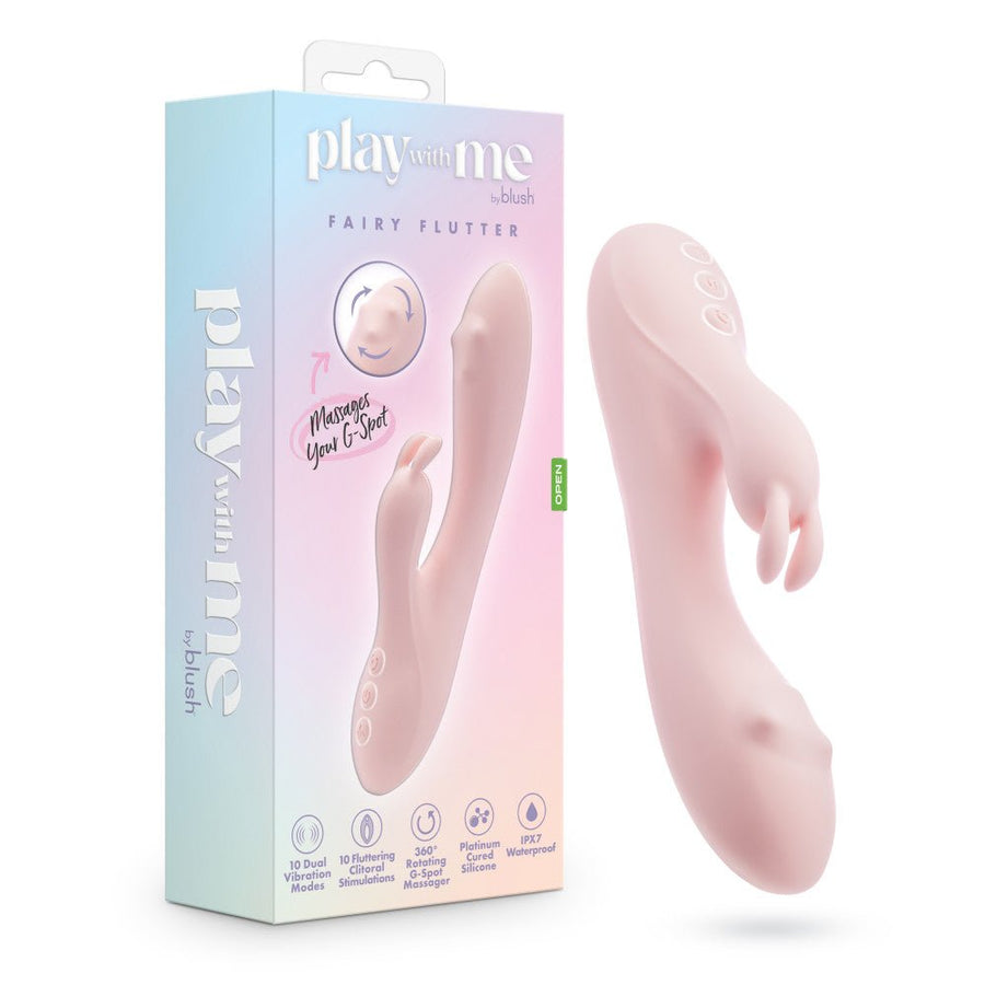 Play With Me - Fairy Flutter Rabbit Vibrator - Pink