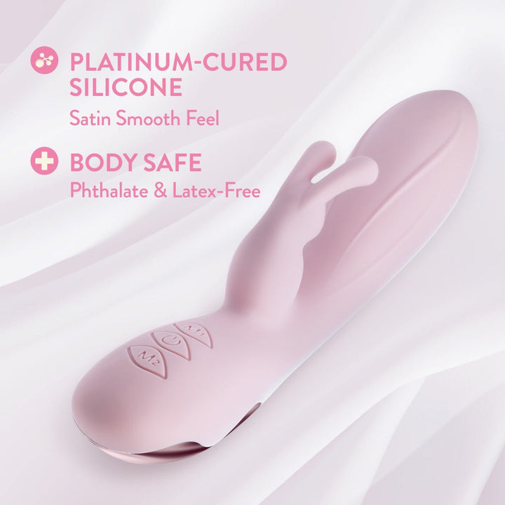 Blush - Morgan Rabbit Vibrator - Pink