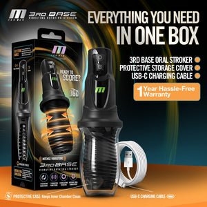 M For Men - 3rd Base - Vibrating & Rotating Auto Stroker