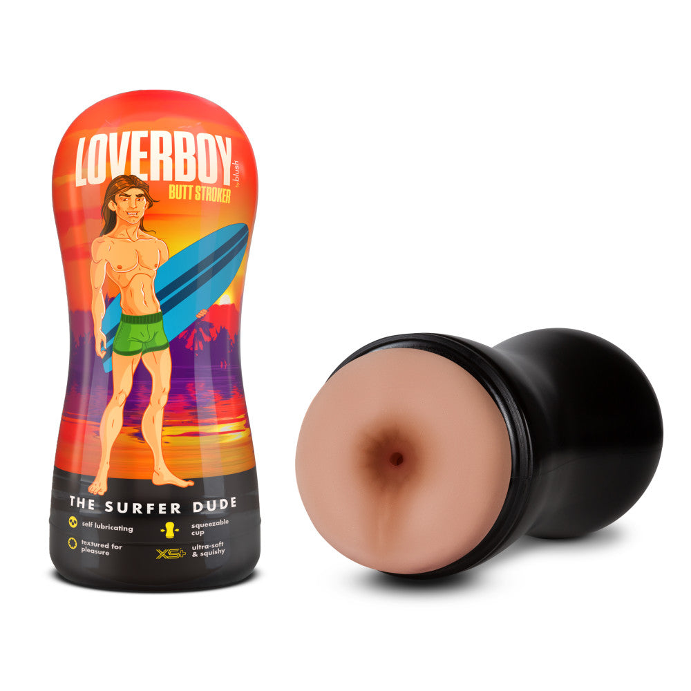 Loverboy The Surfer Dude - Flesh Male Ass Stroker
