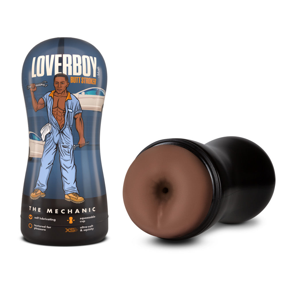Loverboy The Mechanic - Brown Male Ass Stroker