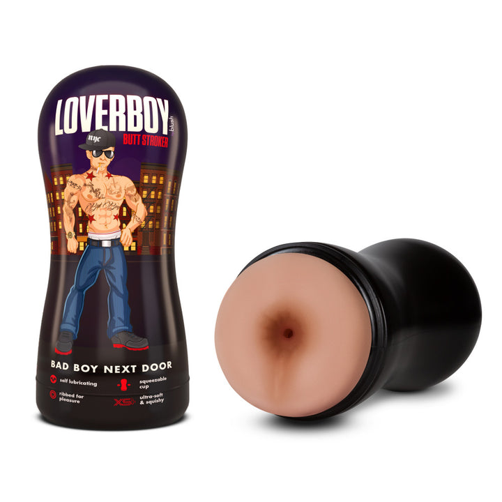 Loverboy Bad Boy Next Door - Flesh Male Ass Stroker