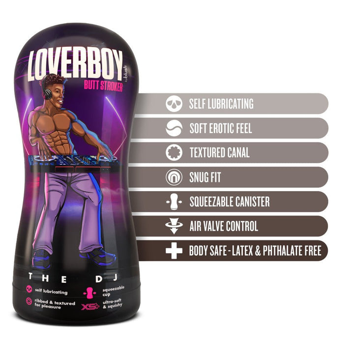 Loverboy The DJ - Brown Male Ass Stroker