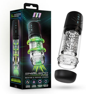 M For Men - Whirlwind Pro - Rotating Sucking Stroker