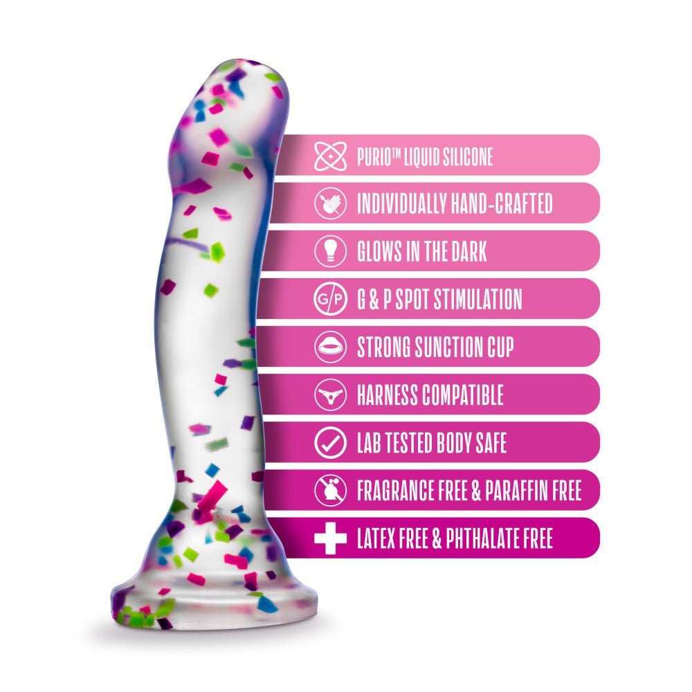 Neo Elite Glow Hanky Panky 6.5 Inch Dildo