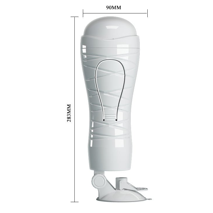 Crazy Bull Flora Squeezable Vagina Stroker with Suction Base - Flesh
