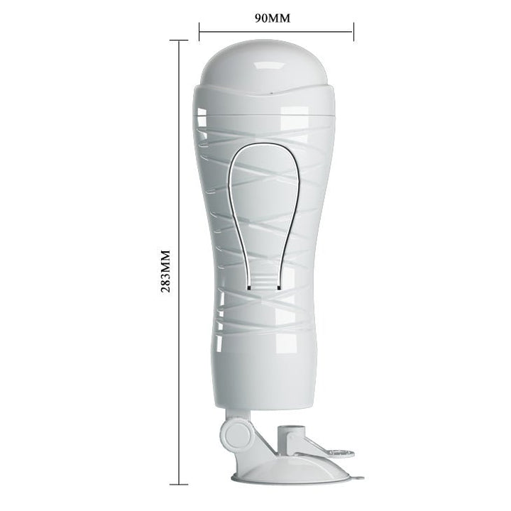 Crazy Bull Flora Squeezable Vagina Stroker with Suction Base - Flesh