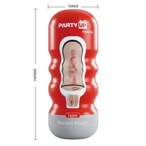 Party Up Amanda Vagina Pocket Pussy - Flesh