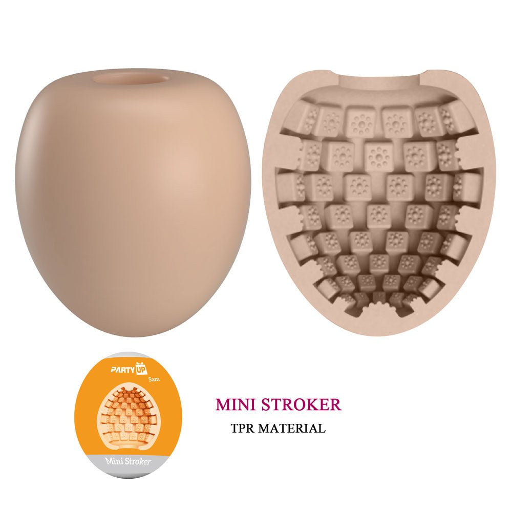 Party Up Sam Mini Stroker - Flesh