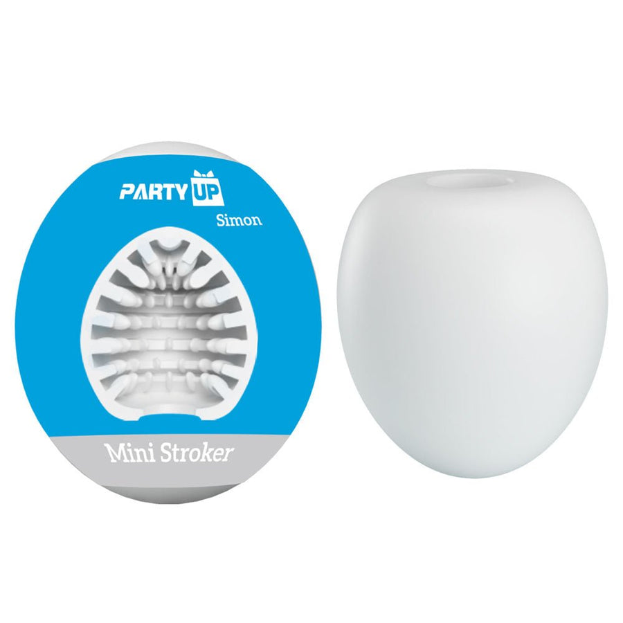 Party Up Simon Mini Stroker - White