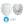 Party Up Simon Mini Stroker - White