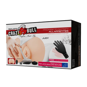 Crazy Bull Judy Vibrating Doggy-Style Masturbator - Flesh