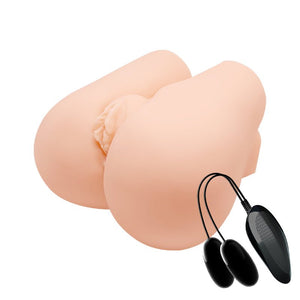 Crazy Bull Lifelike Vibrating Missionary Masturbator - Flesh