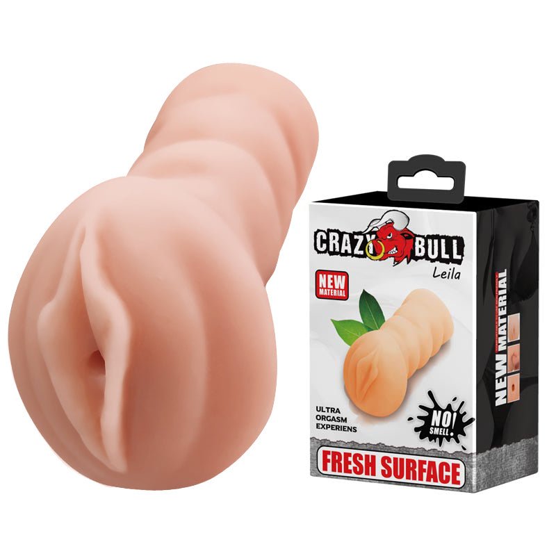 Crazy Bull Leila Realistic Vagina Stroker - Flesh