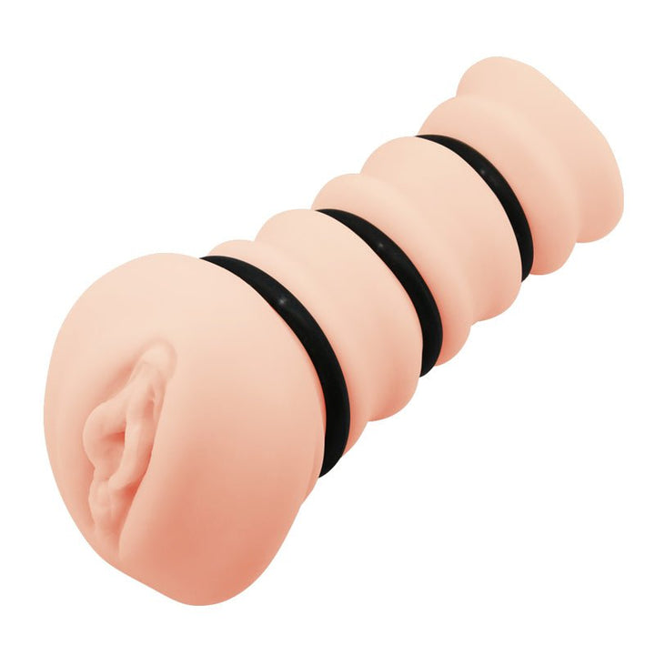 Crazy Bull Rossi Realistic Vagina Stroker with Tighening Rings - Flesh