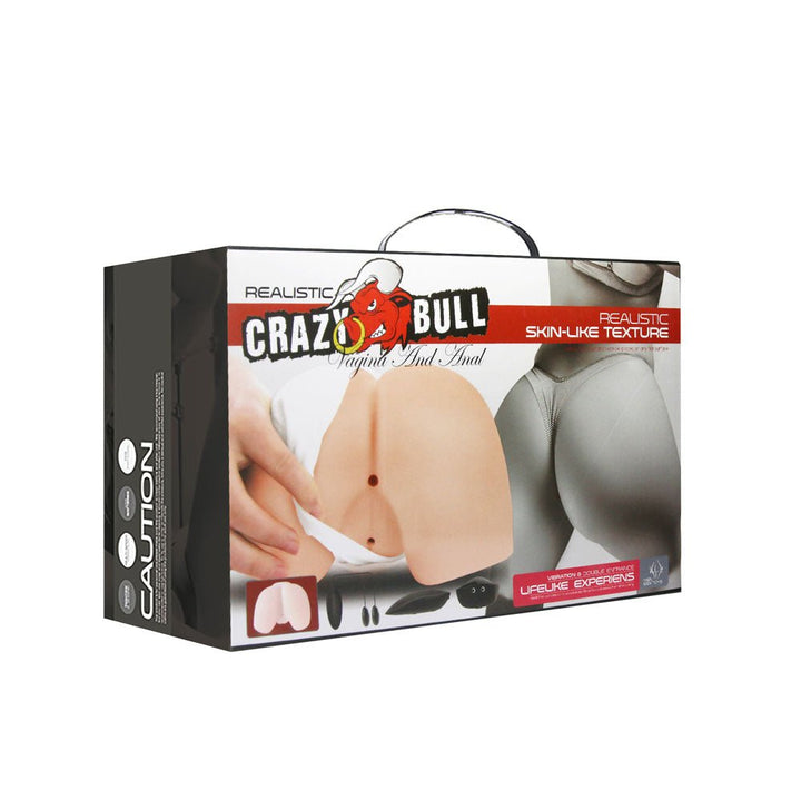 Crazy Bull Vibrating Life Size Doggy-Style Masturbator - Flesh