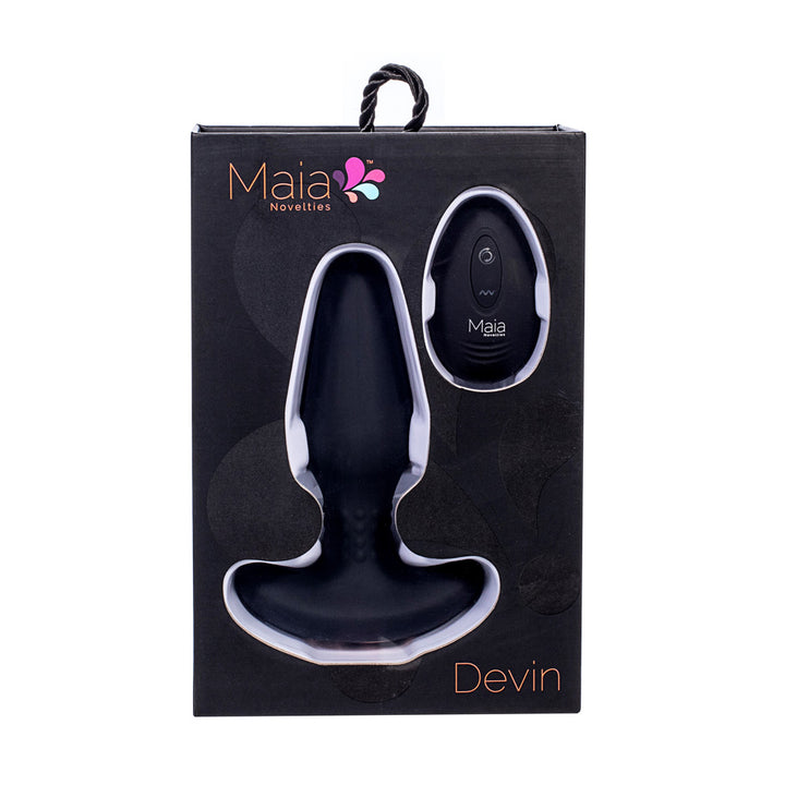 Maia Devin - Vibrating Butt Plug - Black