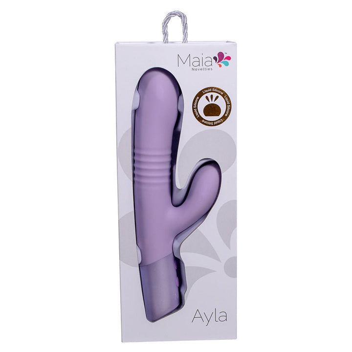 Maia Ayla - Thrusting Rabbit Vibrator - Lavender