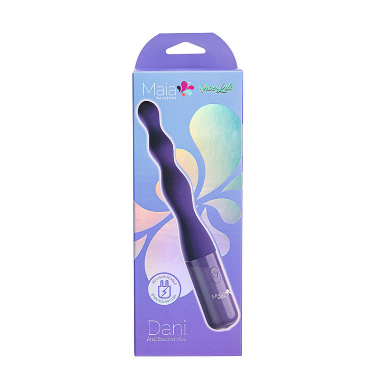 Maia Dani Beaded Vibrator - Purple