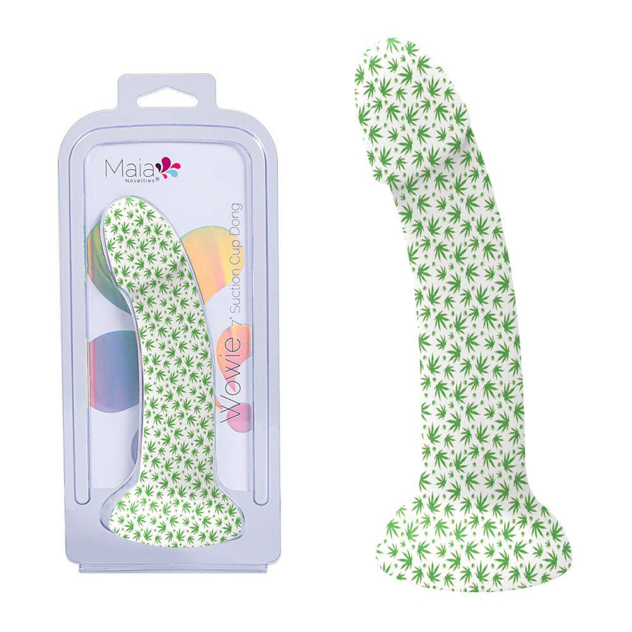 Maia Wowie - 7 Inch Glow in Dark Dong - White