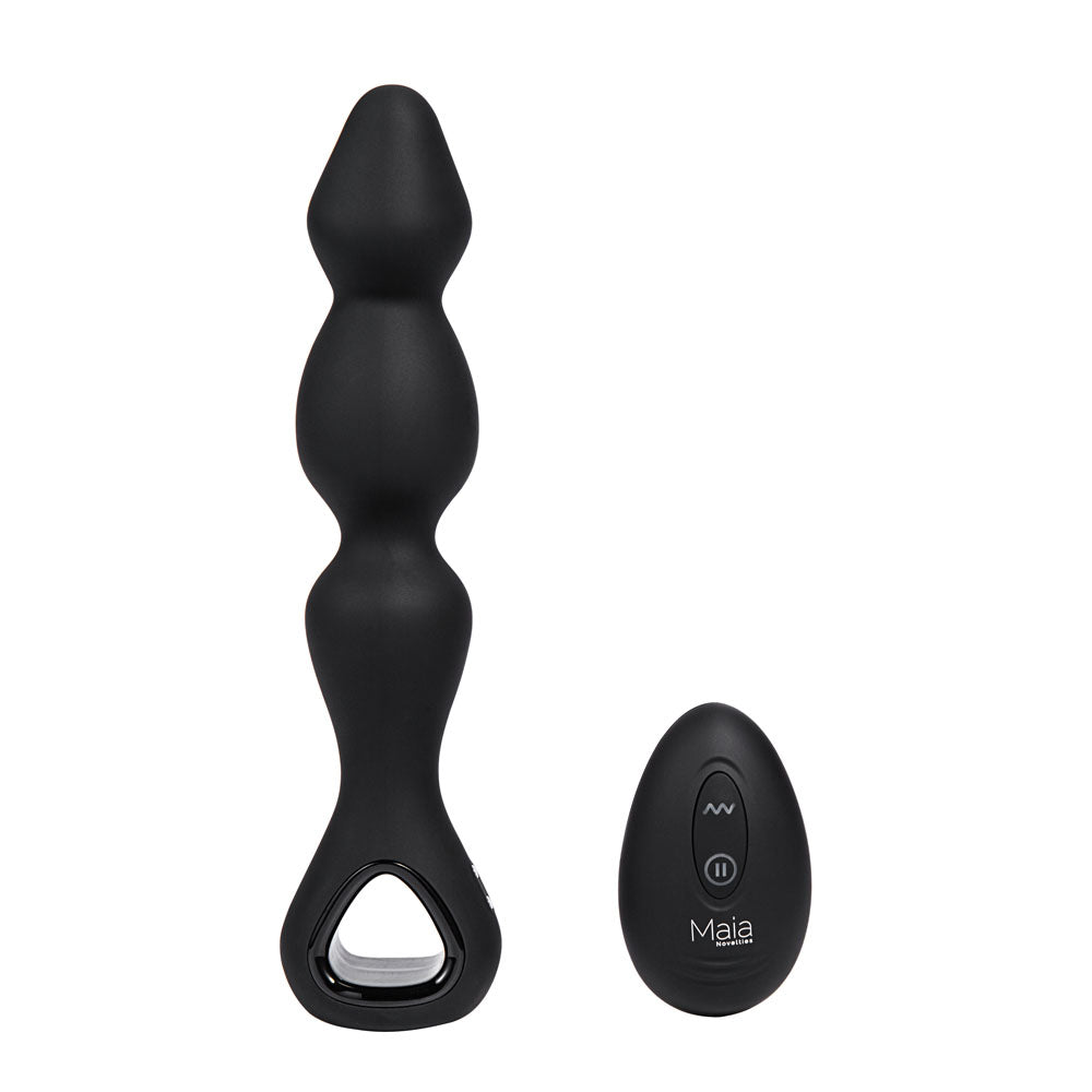 Maia Hudson Anal Vibrator with Remote - Black