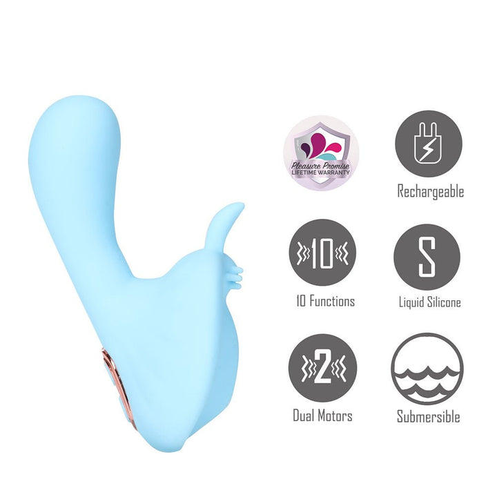 Maia Averi Dual Vibration Stimulator - Blue