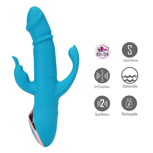 Maia Kennedi Triple Stimulating Vibrator - Blue