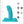 Maia Oakley Grinder Pad with Vibrator - Blue