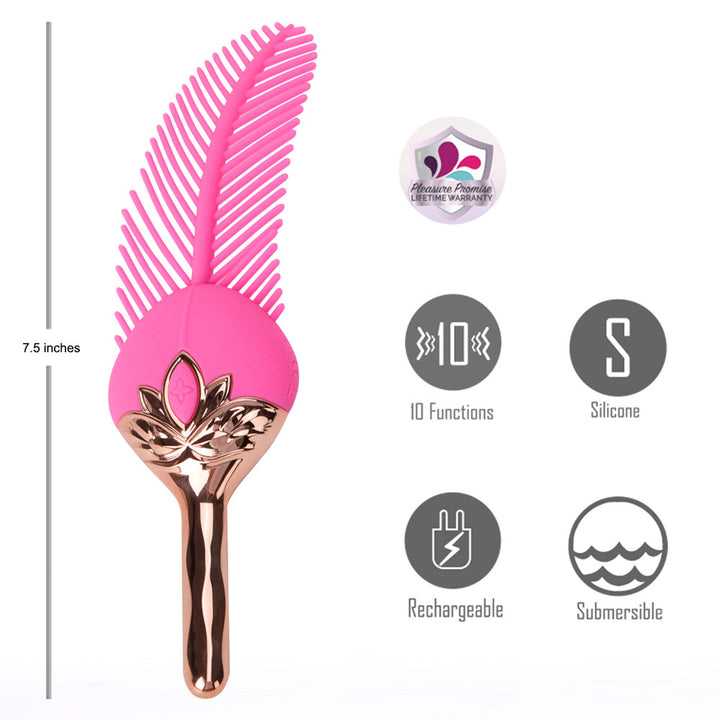 Maia Rayne Feather Vibrator - Pink