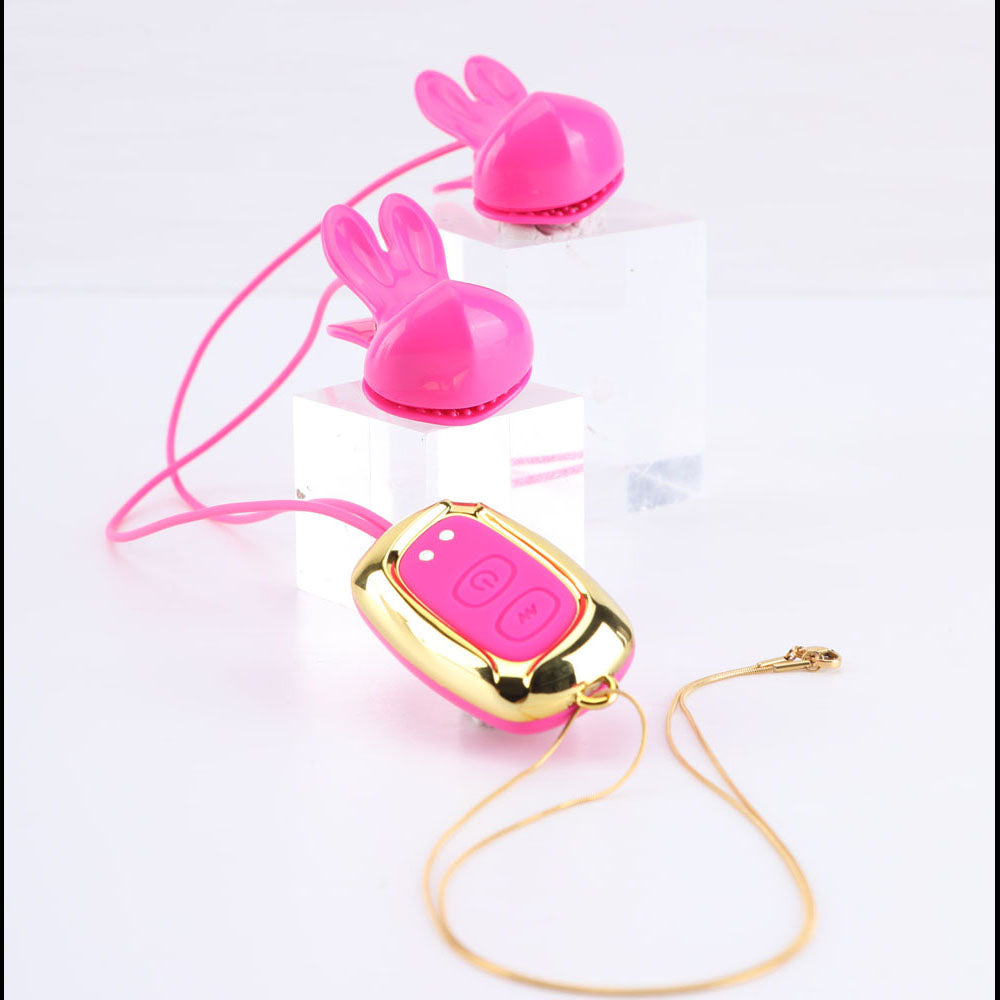 Maia Molli Vibrating Nipple Clamps - Pink