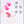 Maia Molli Vibrating Nipple Clamps - Pink