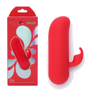 Maia Zia Mini Bullet Rabbit Vibrator - Red