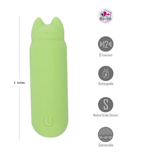 Maia Allie Vibrating Bullet Vibrator - Green