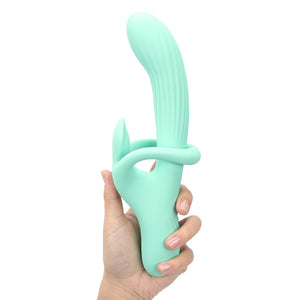 Maia Tenley Gyrating Rabbit Vibrator - Mint Green