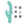 Maia Tenley Gyrating Rabbit Vibrator - Mint Green
