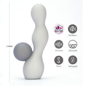 Maia Presley Rabbit Vibrator - Grey