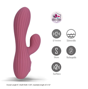 Maia Sedona Dual Vibrator - Purple