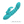 Party Up Brynlyn Rabbit Vibrator - Teal