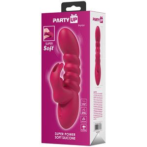 Party Up Brynlyn Rabbit Vibrator - Pink