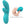 Party Up Dalida Rabbit Vibrator - Teal