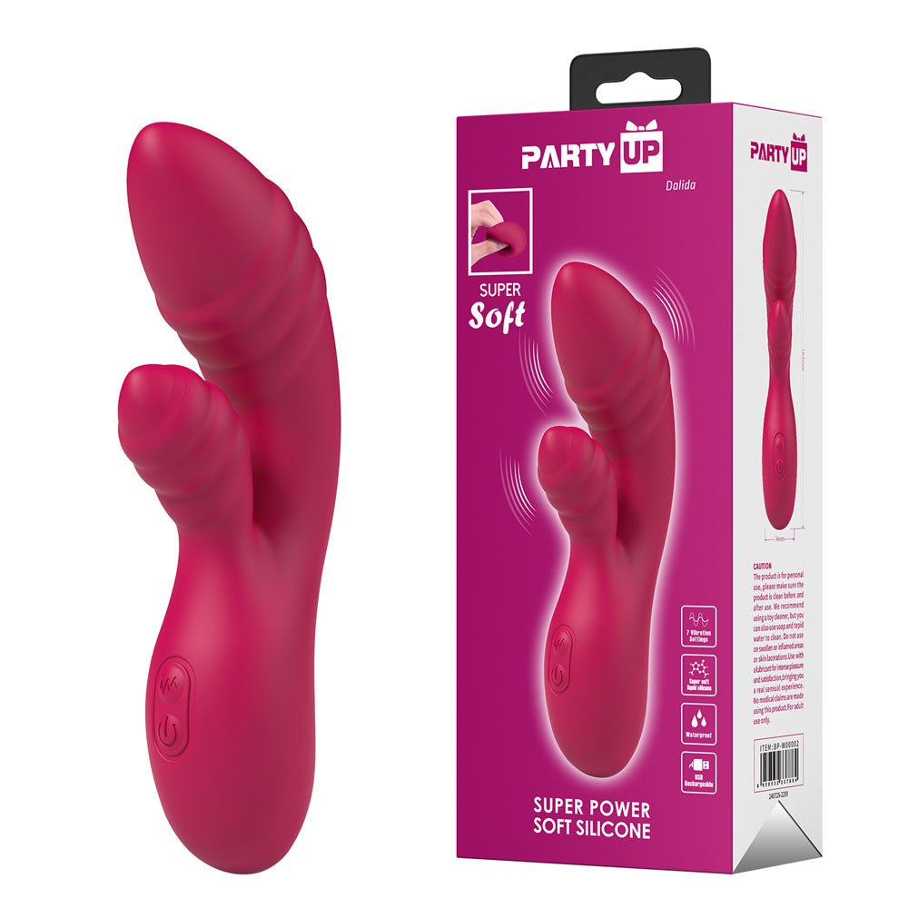 Party Up Dalida Rabbit Vibrator - Pink
