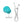 Party Up Duuna Massage Wand Vibrator - Teal