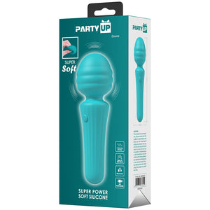 Party Up Duuna Massage Wand Vibrator - Teal