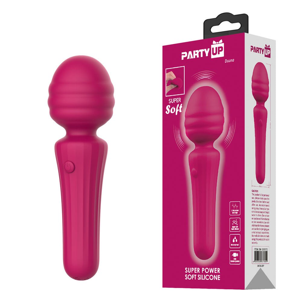 Party Up Duuna Massage Wand Vibrator - Pink