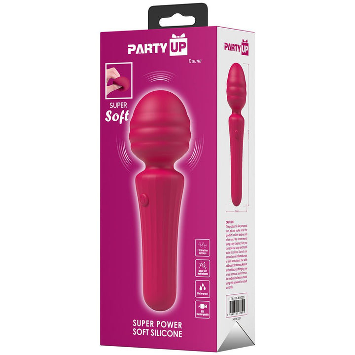 Party Up Duuna Massage Wand Vibrator - Pink