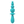 Party Up Evajane Beaded G-Spot Vibrator- Teal