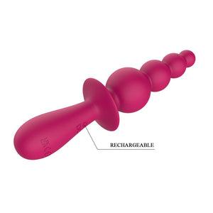 Party Up Evajane Beaded G-Spot Vibrator- Pink