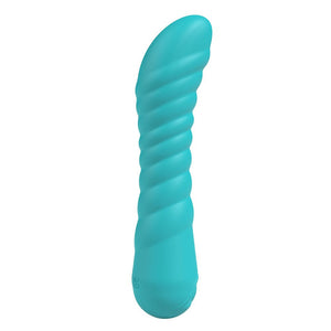 Party Up Jaylei Flexible Ribbed Vibrator - Teal