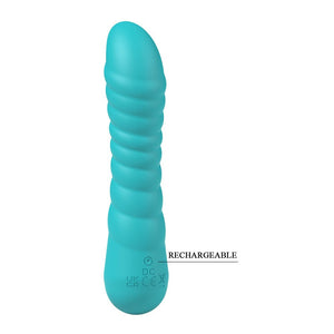 Party Up Jaylei Flexible Ribbed Vibrator - Teal